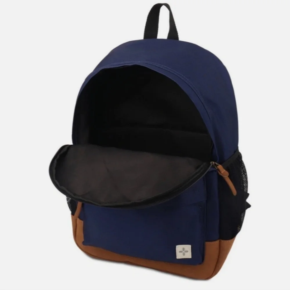 Sun + Stone Riley Solid Backpack Shoulder Bag Navy Size OS - NWT